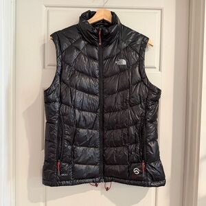 The North Face Summit Series Black Insulated Puffer Vest Size Large